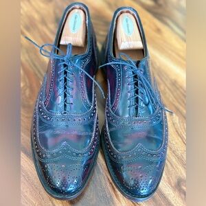 Allen Edmonds Men’s Classic Wingtip Oxford Shoes 10.5 M US Burgundy Lace Up